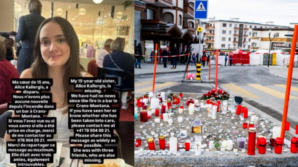 Κραν Μοντανά: Αγωνία για 15χρονη Ελληνίδα που αγνοείται μετά τη φωτιά στο μπαρ, την αναζητά η οικογένειά της – Στους 47 οι νεκροί