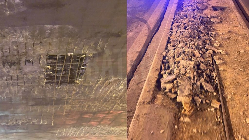 Νέα Ιωνία: Έπεσαν τσιμέντα από γέφυρα – Πού υπάρχουν κυκλοφοριακές ρυθμίσεις (Φωτογραφίες)