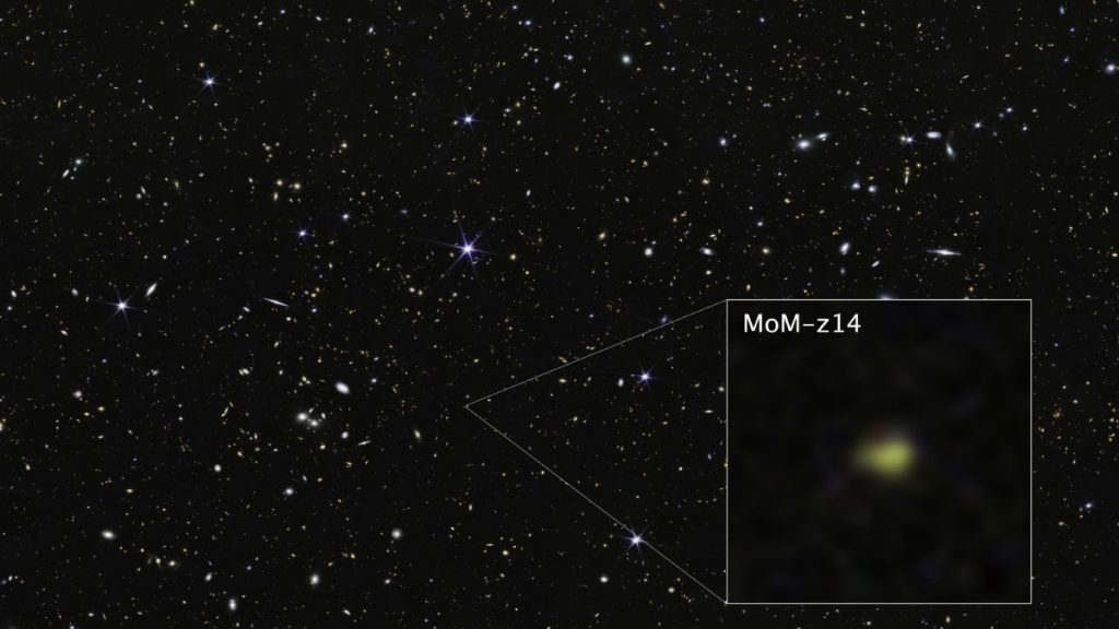 Το τηλεσκόπιο James Webb εντόπισε τον πιο απομακρυσμένο και παλιό γαλαξία