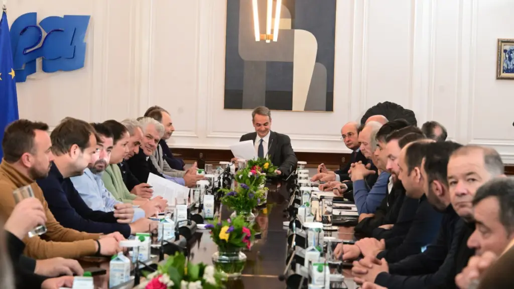 Στο Μαξίμου οι αγρότες, σε εξέλιξη η συνάντηση με τον Μητσοτάκη – Ποιοι συμμετέχουν στην επιτροπή των 25