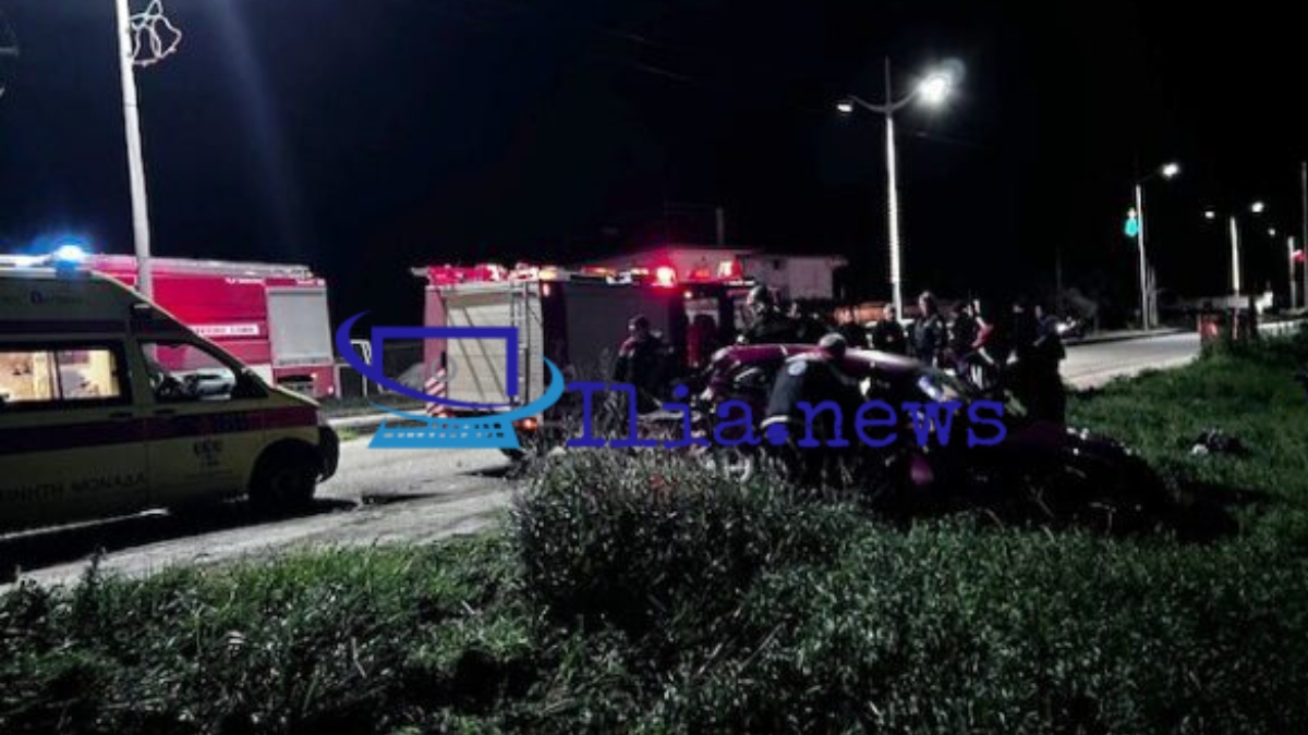 Ηλεία: Ένας νεκρός και τρεις τραυματίες έπειτα από τροχαίο δυστύχημα (Εικόνες)