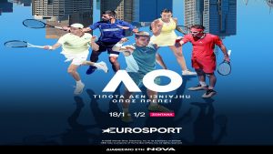 114o Australian Open: Το πρώτο Grand Slam της σεζόν στο τένις με Τσιτσιπά, Σάκκαρη στο Eurosport, διαθέσιμο στη Nova!