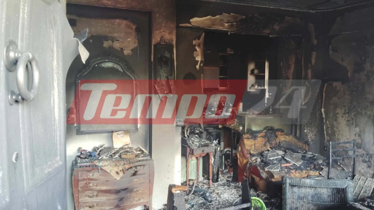 Τραγωδία στην Πάτρα: Νεκρός άνδρας από φωτιά σε σπίτι