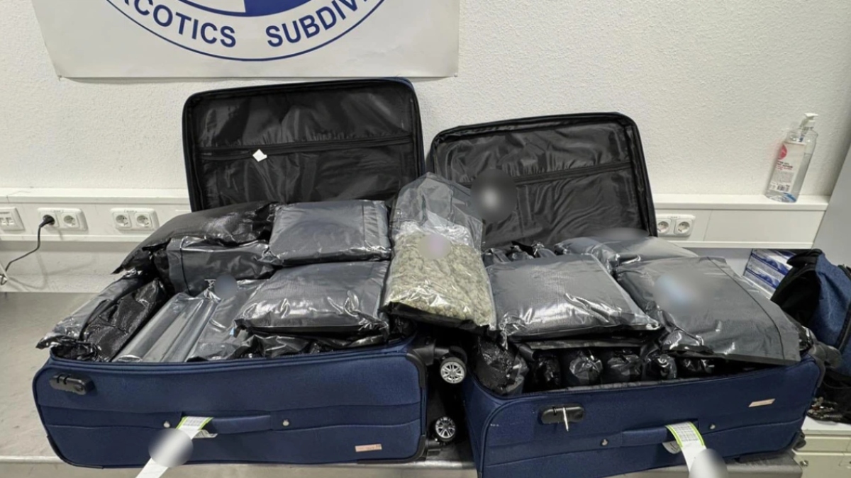 Συνελήφθησαν τρεις γυναίκες στο Ελ. Βενιζέλος που προσπάθησαν να εξάγουν 72 κιλά κάνναβης