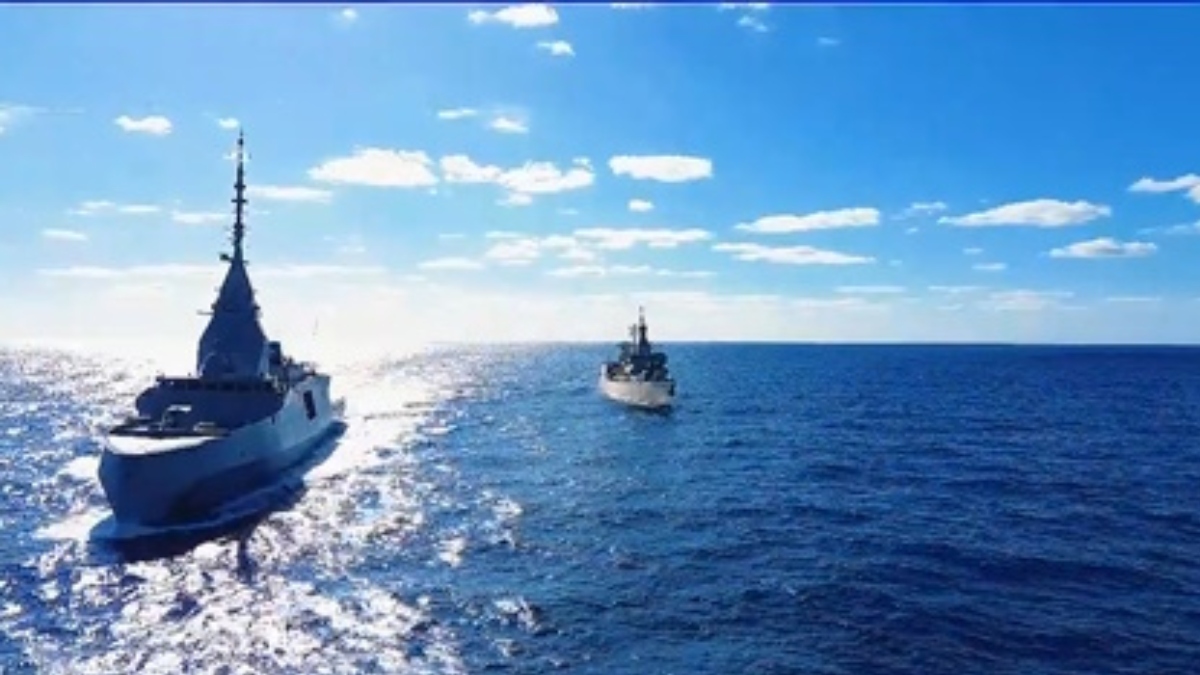 Δένδιας: “Υποδεχόμαστε τον Κίμωνα την πρώτη ελληνική φρεγάτα Belharra, σύμβολο μιας νέας εποχής για το Πολεμικό Ναυτικό”