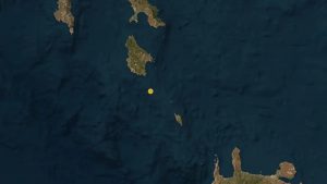 Σεισμός 3 Ρίχτερ κοντά στα Κύθηρα – Το εστιακό βάθος στα 43,3 χλμ