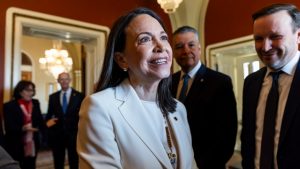 Μαρία Κορίνα Ματσάδο: Προσέφερε το Νόμπελ Ειρήνης στον Τραμπ