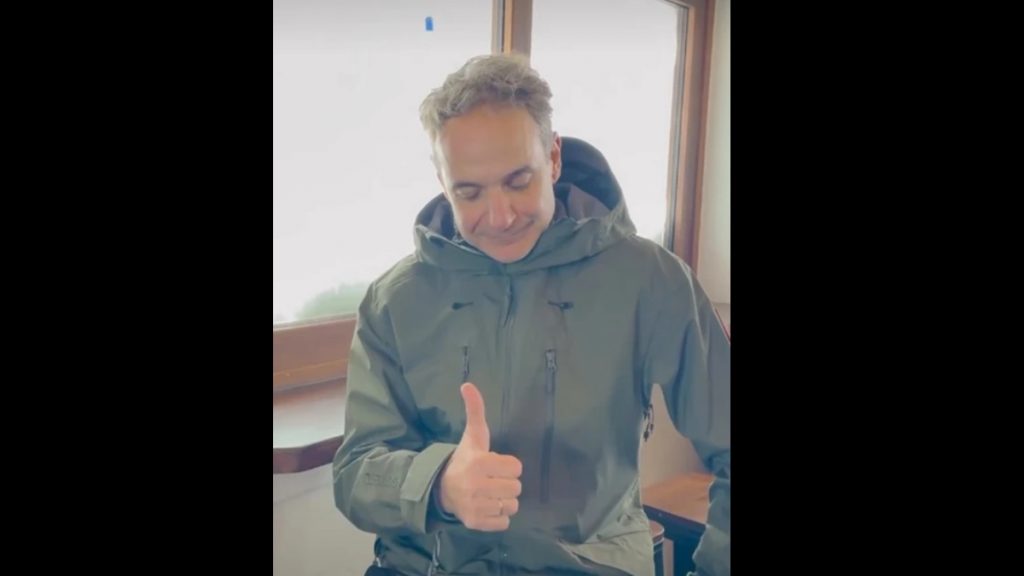 Κυριάκος Μητσοτάκης: Η viral ανάρτησή του από το Χιονοδρομικό Κέντρο στα Καλάβρυτα (Βίντεο)