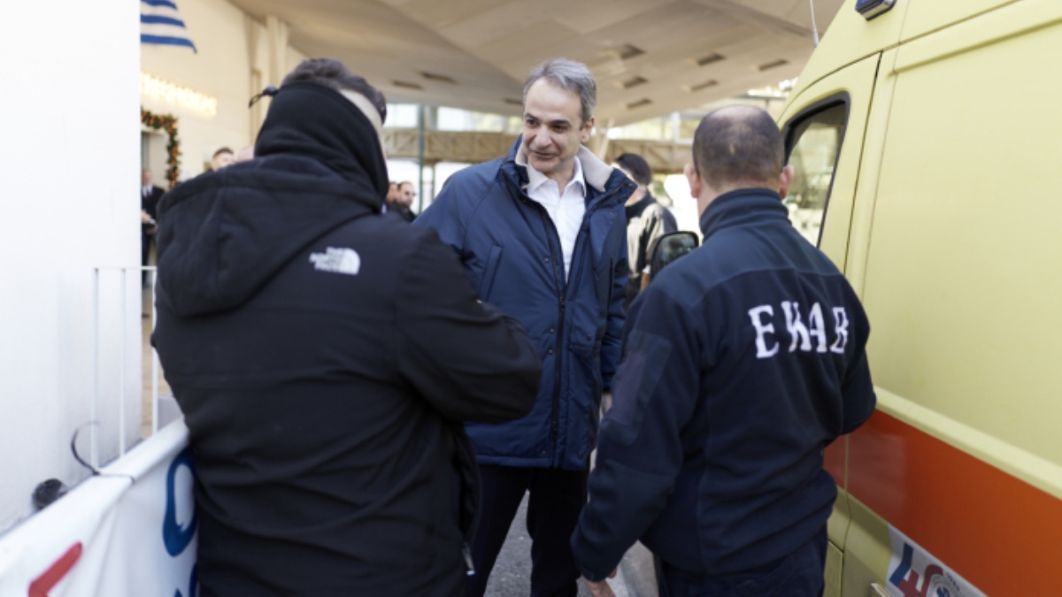 Ο Κυριάκος Μητσοτάκης επισκέφθηκε το «Γεώργιος Γεννηματάς»