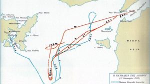 Η ναυμαχία της Λήμνου: Το μεγαλύτερο ναυτικό γεγονός που σημειώθηκε στο Αιγαίο μετά την περίοδο της επανάστασης
