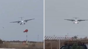 Νάξος: Η εντυπωσιακή προσγείωση αεροσκάφους εν μέσω θυελλωδών ανέμων (Βίντεο)