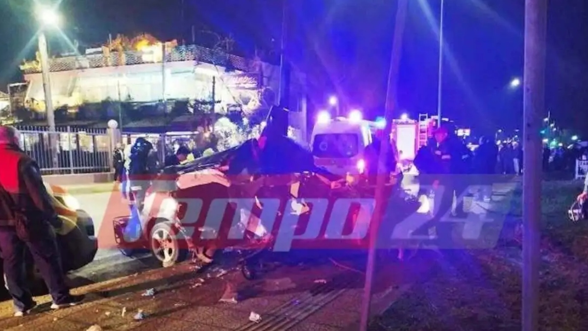 Τραγωδία στην Πάτρα: Νεκροί δυο άνθρωποι σε τροχαίο δυστύχημα (Φωτογραφίες)