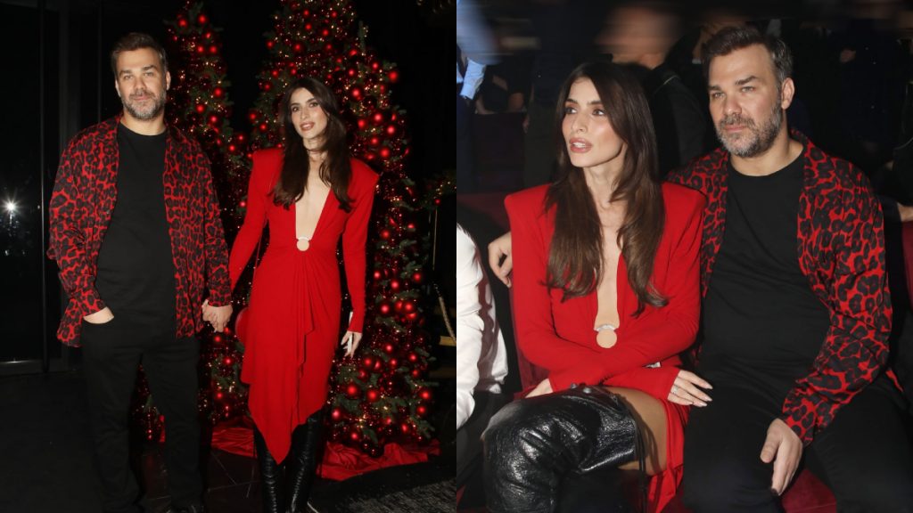 Γιώργος Σαμπάνης: Σπάνια βραδινή έξοδος με την σύντροφό του, Ιωάννα Σαρρή, στο NOX (pics)