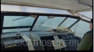 Σκιάθος: Επιχείρηση διακομιδής για 3μηνο βρέφος παρά τις δύσκολες καιρικές συνθήκες (Βίντεο)