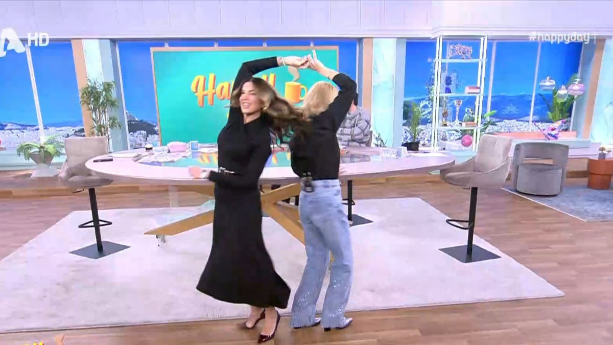 Σταματίνα Τσιμτσιλή: Χόρεψε on air ένα ξεσηκωτικό latin με την Τίνα Μεσσαροπούλου (vid)