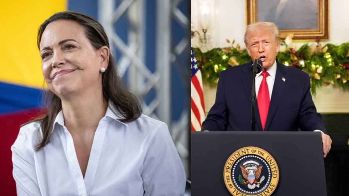 Τραμπ για Ματσάδο: “Πολύ καλή γυναίκα αλλά δεν την σέβονται στη Βενεζουέλα” – Η απαίτηση για “ελεύθερες εκλογές” και η προτίμηση των ΗΠΑ