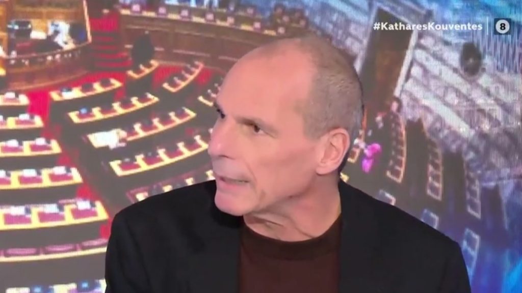 Γιάνης Βαρουφάκης: “Δεν αλλάζω τη δήλωση για το ecstasy” – Νέο επεισόδιο στον τηλεοπτικό αέρα του ΟΡΕΝ (βίντεο)
