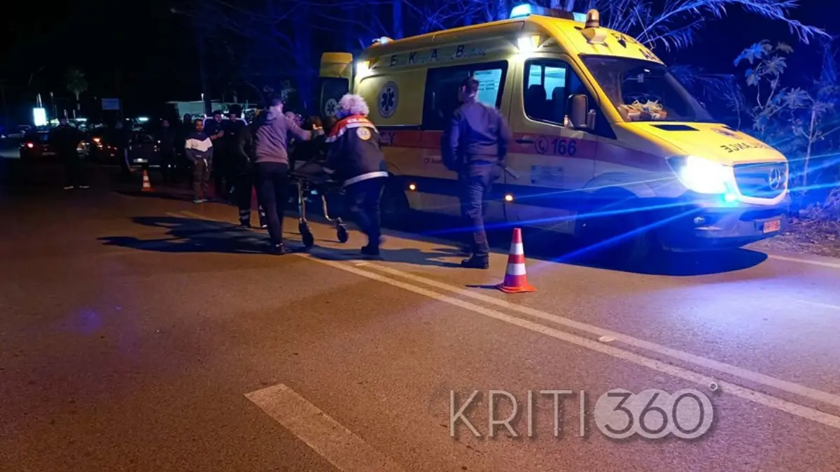 Χανιά: Σοβαρό τροχαίο με εγκατάλειψη – Τραυματίστηκε οδηγός μηχανής (Βίντεο – Φωτογραφίες)