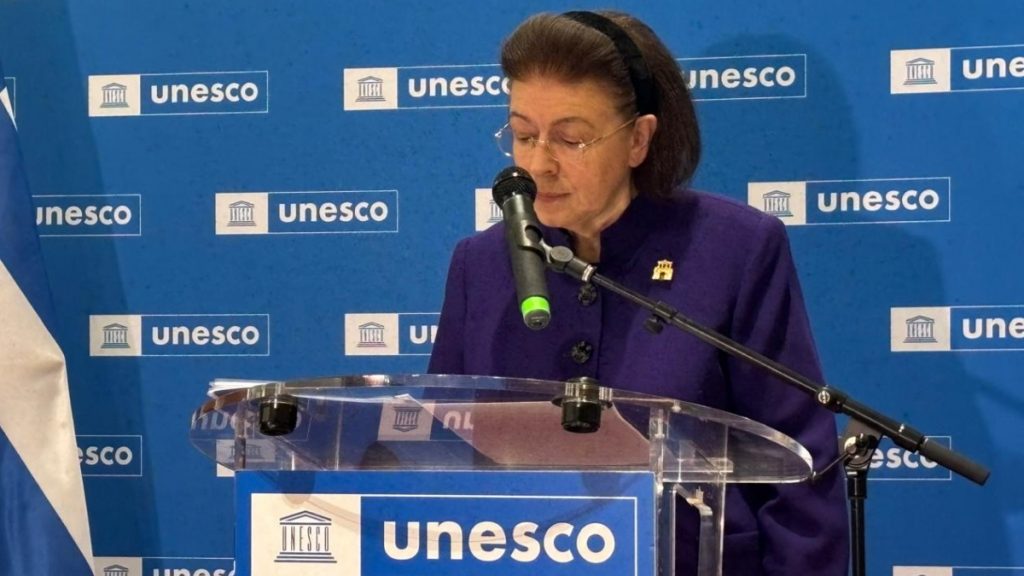 Μενδώνη στην UNESCO: “Η ελληνική γλώσσα θεμέλιο του Πολιτισμού και της Δημοκρατίας”