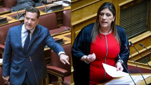 Εκτός ορίων η κόντρα Γεωργιάδη και Κωνσταντοπούλου: Το “παρακράτος”, οι μηνύσεις και η “robe de chambre”