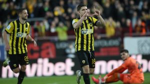 Πανσερραϊκός – ΑΕΚ 0-4: Με σόου Βάργκα, Μαρίν πάτησε κορυφή