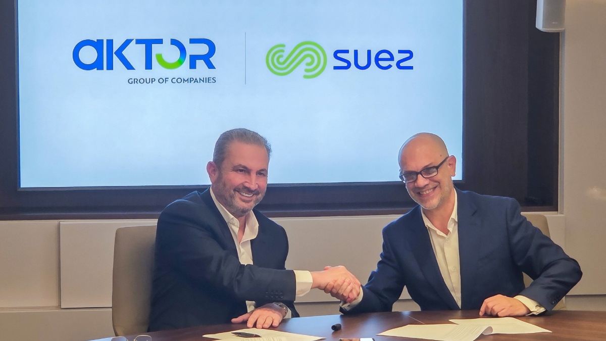 Στρατηγική Συμφωνία του Ομίλου AKTOR με την SUEZ INTERNATIONAL