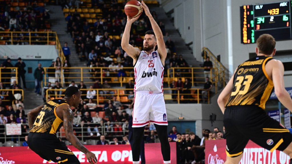 Ολυμπιακός – ΑΕΚ 81-67:  Εύκολα στα ημιτελικά του Κυπέλλου Ελλάδας οι «ερυθρόλευκοι» – «Πονοκέφαλος» με Τζόουνς