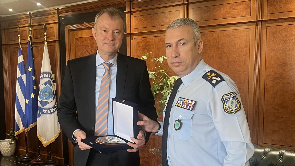 Ο Αρχηγός της Ελληνικής Αστυνομίας συναντήθηκε με τον Πρέσβη της Ελβετίας στην Ελλάδα