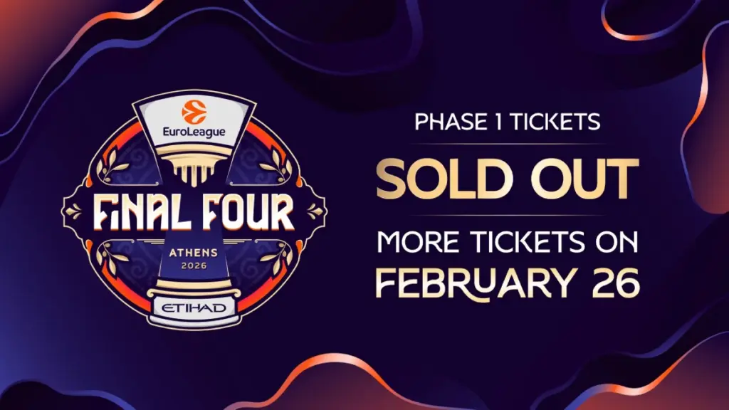 EuroLeague: Πότε ξεκινάει η 2η φάση διάθεσης των εισιτηρίων του Final Four
