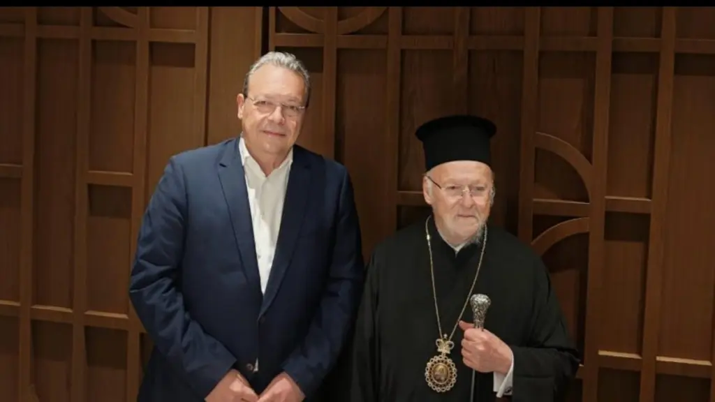 Φάμελλος: Συναντήθηκε με τον Πατριάρχη Βαρθολομαίο – “Διαχρονική η στήριξη του ΣΥΡΙΖΑ στο Οικουμενικό Πατριαρχείο”
