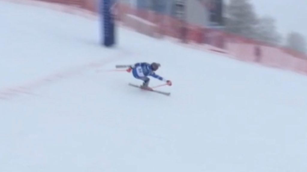 Συγκίνησε η τελευταία κατάβαση του σκιέρ Αλέξανδρου Γκιννή στους Χειμερινούς Ολυμπιακούς – Η υπόκλιση στον τερματισμό (βίντεο)