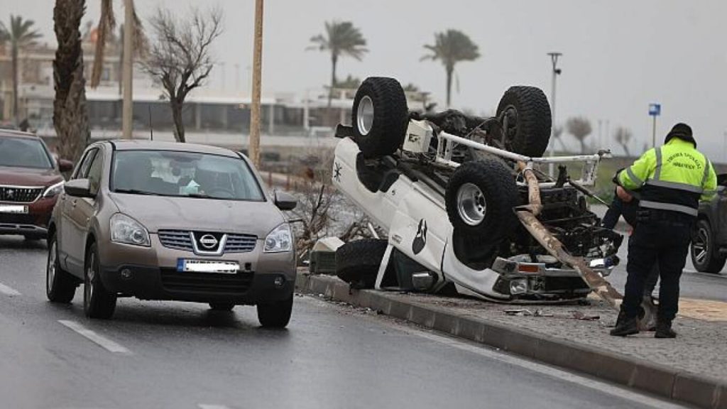 Ηράκλειο: Αυτοκίνητο ντελαπάρισε σε τροχαίο