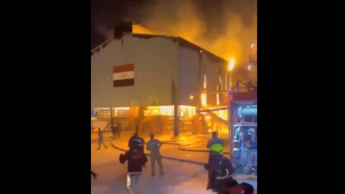 Τραγωδία στο Ιράκ: Ένας νεκρός από πυρκαγιά σε διυλιστήριο πετρελαίου (Βίντεο)