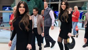 Κίμπερλι Γκίλφοϊλ: Πόσο κοστίζει η Schiaparelli τσάντα της που κρατούσε χθες στο γήπεδο; (pics)