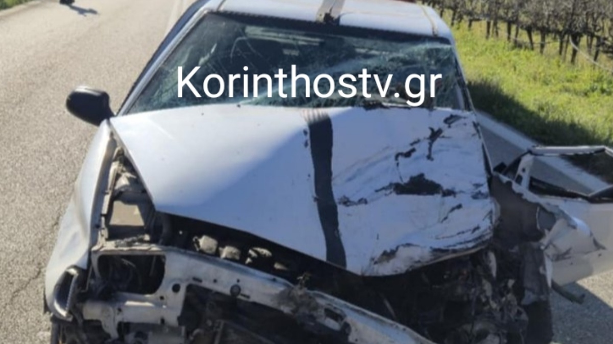 Κόρινθος: Σοβαρό τροχαίο με εγκλωβισμό μίας 53χρονης στην Π.Ε.Ο (βίντεο)