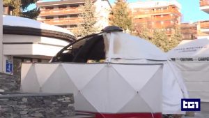 Κραν Μοντανά: Στις φλόγες μνημείο μνήμης για τα θύματα της φονικής πυρκαγιάς