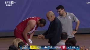 Μαρούσι – Ολυμπιακός: Πρόβλημα με τον Μιλουτίνοφ – Τραυματίστηκε στο χέρι (Βίντεο)