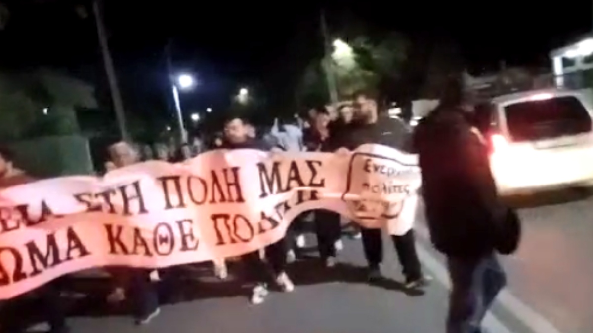 Νέα Πέραμος: Αγανακτισμένοι πολίτες ζητούν ασφάλεια στην πόλη τους (Βίντεο)