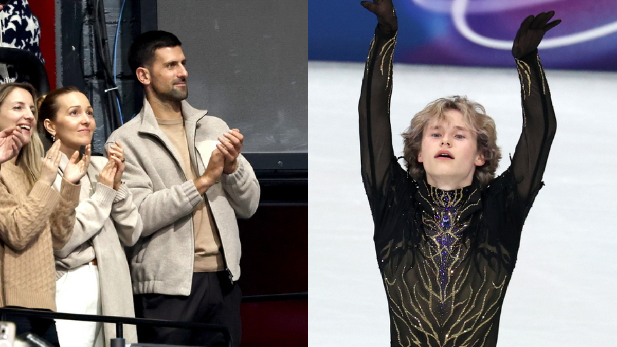 Νόβακ Τζόκοβιτς: Θαύμασε από κοντά τον 19χρονο πατινέρ Ίλια Μαλίνιν και έγινε viral (vids)