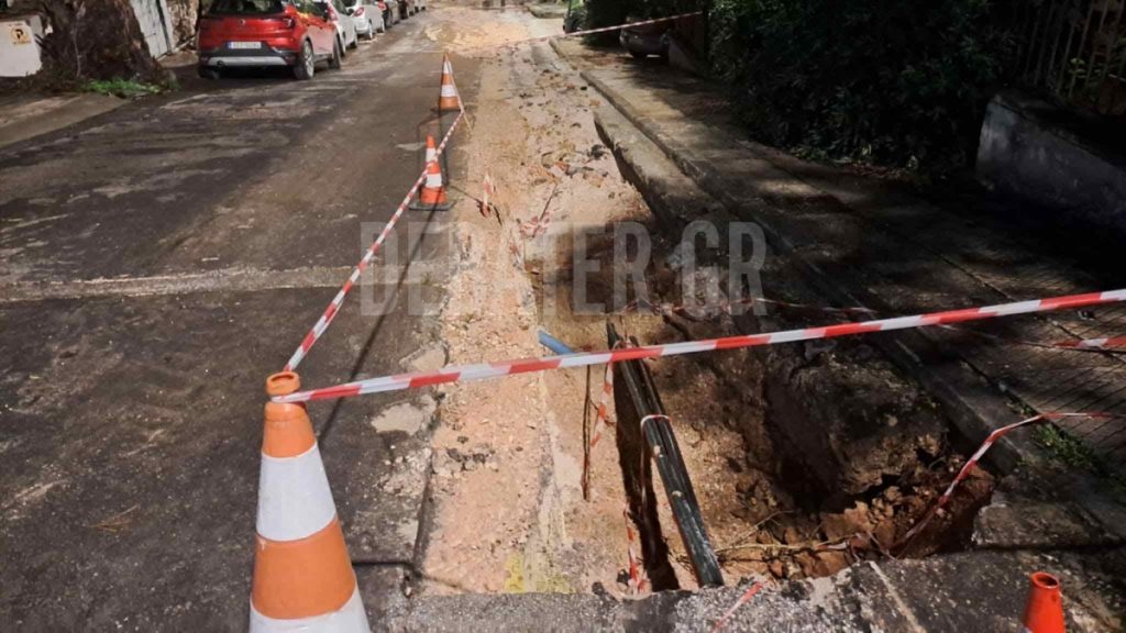 Πολύγωνο: Κατολισθήσεις και καθιζήσεις οδοστρώματος από την ισχυρή βροχόπτωση (φωτογραφίες)