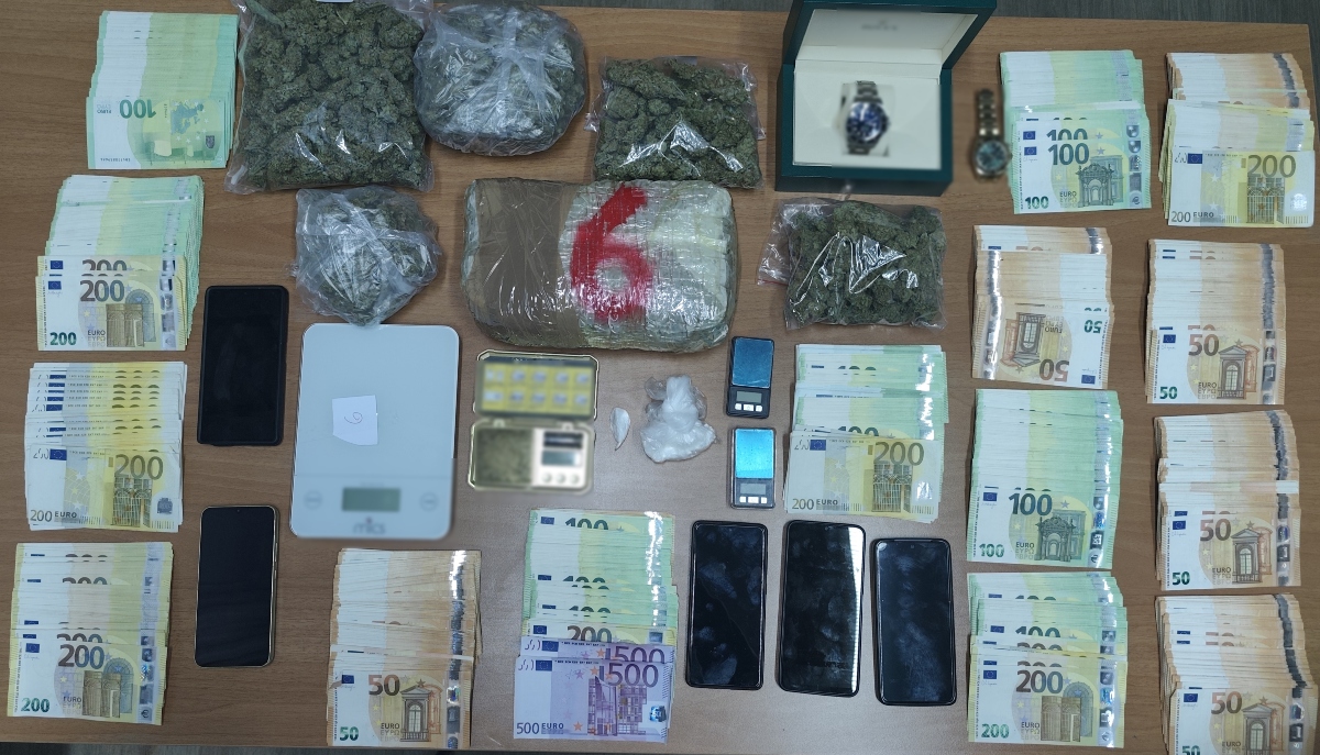 Ρόδος: Στη φυλακή δύο από τους πέντε για την υπόθεση διακίνησης 7 κιλών κοκαΐνης