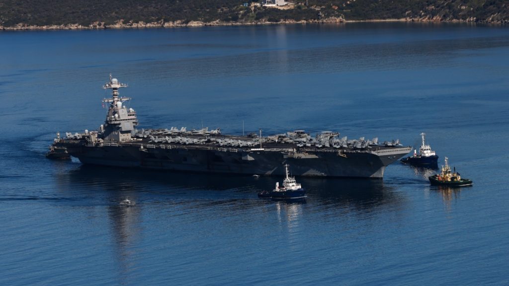 Αποχώρησε το αεροπλανοφόρο «Gerald Ford» από τη βάση της Σούδας – Κατευθύνεται προς την διώρυγα του Σουέζ