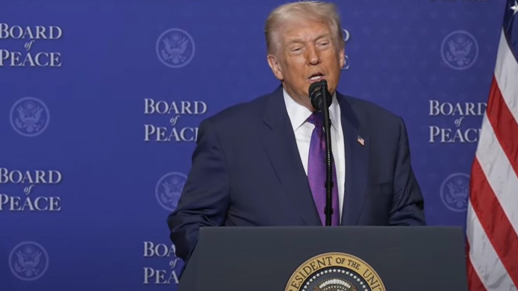 Τραμπ: Η ομιλία του στην πρώτη συνεδρίαση του “Συμβουλίου Ειρήνης” – Στο επίκεντρο η ανοικοδόμηση της Γάζας (βίντεο)
