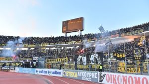 ΑΕΚ: Τιμωρήθηκε με 18.000 ευρώ για τα περισταστικά στο Πανθεσσαλικό