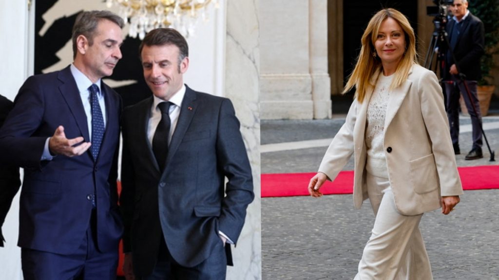 Συμφωνία Μακρόν, Μητσοτάκη, Μελόνι να συνεργαστούν για Κύπρο και ελευθερία της ναυσιπλοΐας στην Ερυθρά Θάλασσα