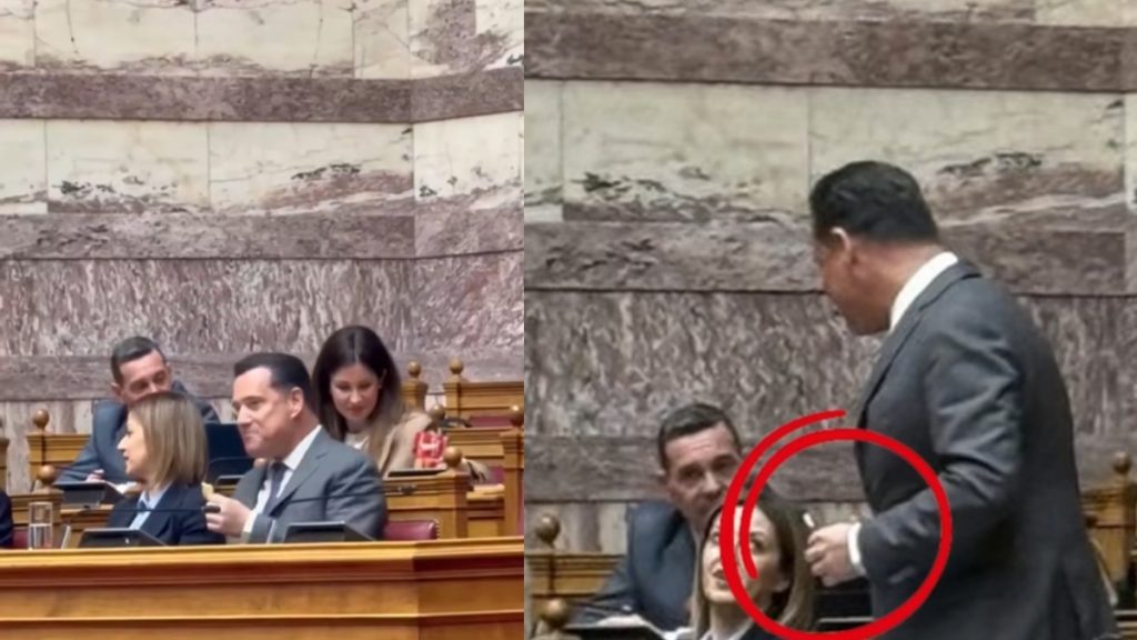 Η Κωνσταντοπούλου ανέβασε στο TikTok το επίμαχο βίντεο που κατέγραφε με τον Γεωργιάδη να τρώει κρακεράκι