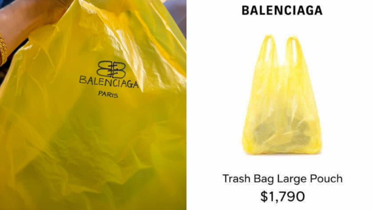 Balenciaga: Βρήκαμε την τσάντα των 1.790 δολαριών που θυμίζει σακούλα λαϊκής και έχει γίνει viral (pic)