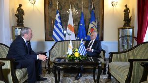 Δένδιας: “Η αναγκαιότητα της παρουσίας της Ελλάδας στην Κύπρο και την Ανατολική Μεσόγειο θα αξιολογείται διαρκώς”