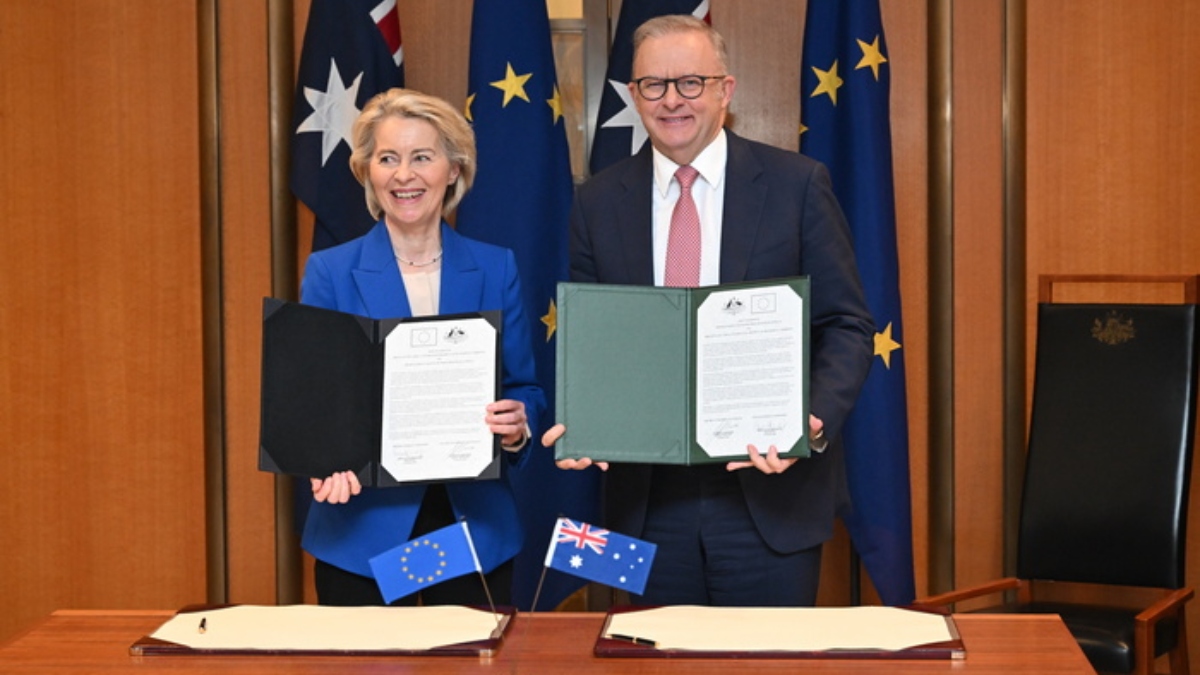 Η Αυστραλία και η ΕΕ υπέγραψαν μεγάλη συμφωνία για το εμπόριο