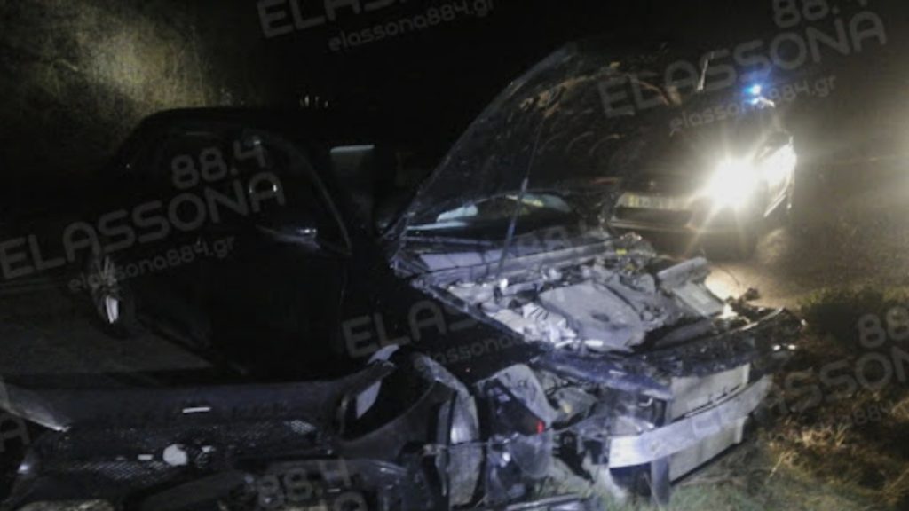 Τραγωδία στην Ελασσόνα: Ένας νεκρός και δύο τραυματίες μετά από σφοδρή σύγκρουση οχημάτων